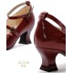 Iris Corolla Frame Square Heel Shoes(Reservation/8 Colours/Full Payment Without Shipping)